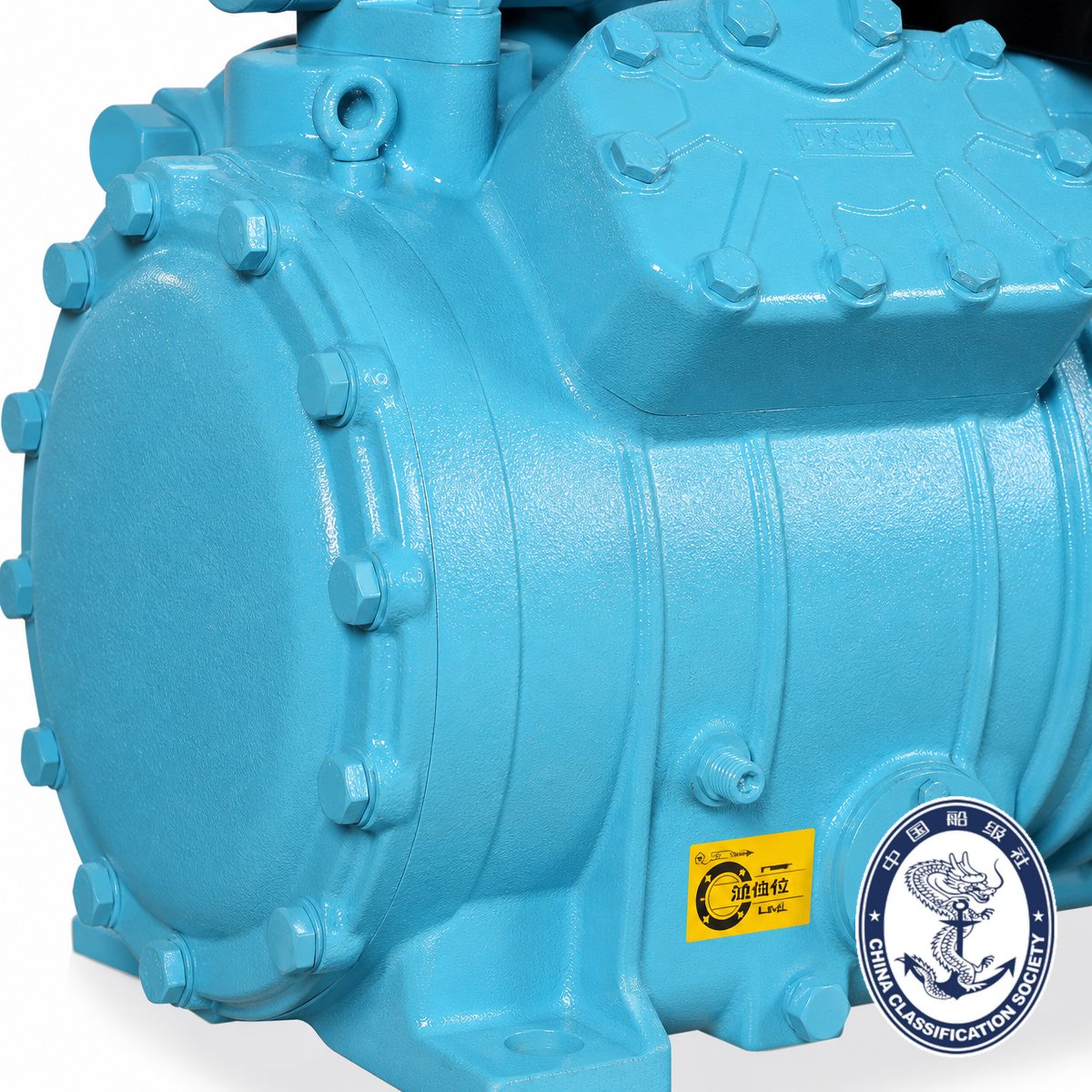 Compresor de refrigeración de pistón de 4 cilindros M4 serie T para equipos marinos