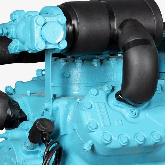 Compresor de refrigeración de dos etapas de baja temperatura 30HP YBF6F-30.2DS
