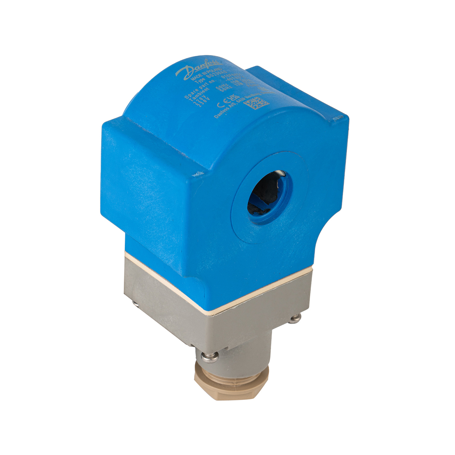 Bobina de válvula solenoide de 24 V compatible con sistemas de refrigeración Danfoss